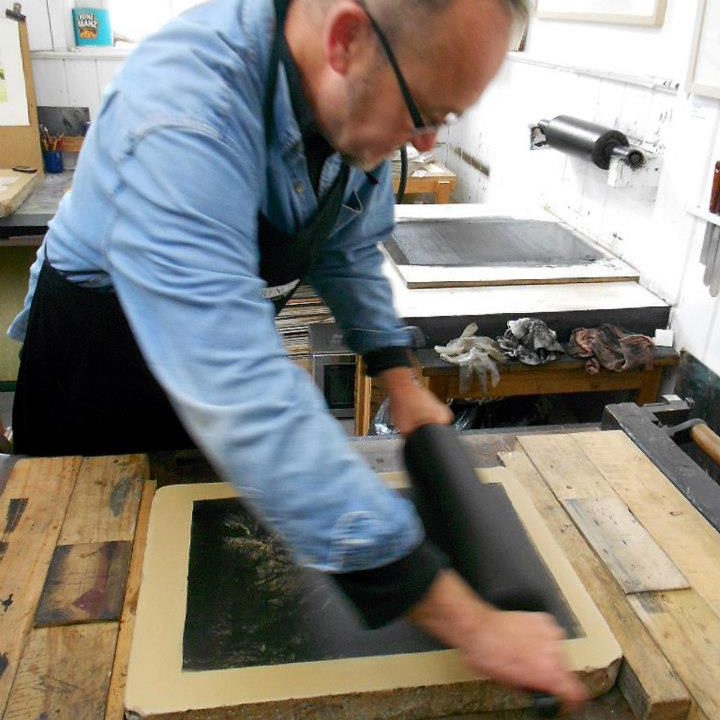 1Bill Hall Stone Lithography