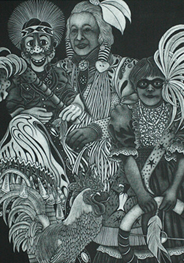 Howdy and J with Chicken Chicken_Web Howdy and J with Chicken Chicken_Web